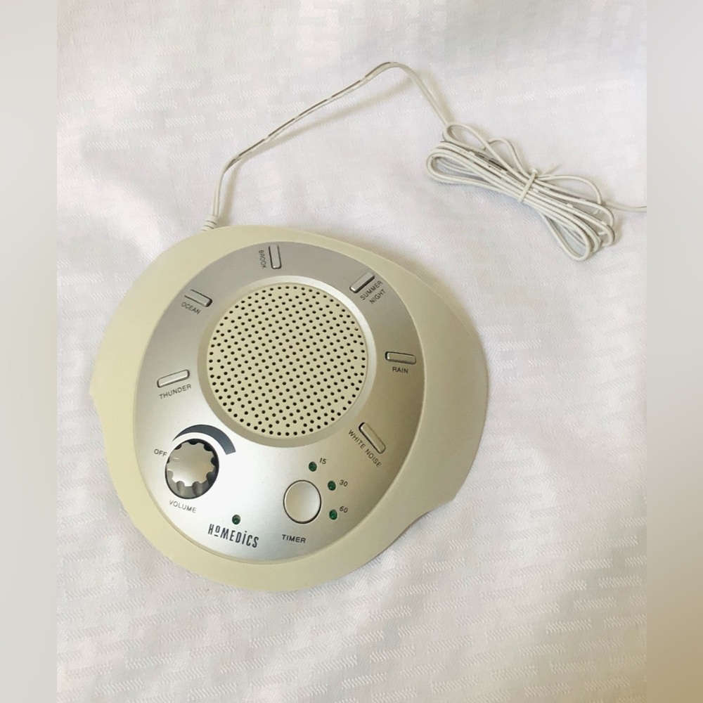 HoMedics White Noise Machine - Silver